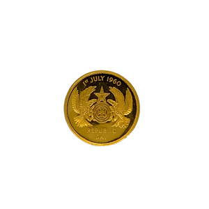 Kwame Nkrumah 1960 Gold Coin