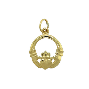 New 9ct Gold Claddagh Pendant