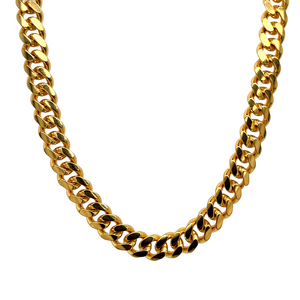 New 9ct Solid Gold 26" English Cuban Chain 48 grams