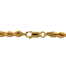Load image into Gallery viewer, New 9ct Yellow Gold 28&quot; Rope Chain with the weight 8.80 grams and link width 4mm

