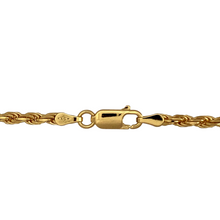 Load image into Gallery viewer, New 9ct Yellow Solid Gold 26&quot; Rope Chain with the weight 18.30 grams and link width 3mm
