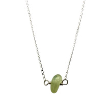 Load image into Gallery viewer, 925 Silver &amp; Prehnite 16&quot; Necklace

