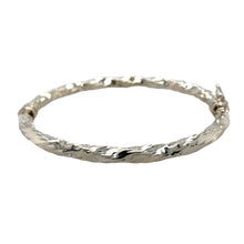 Load image into Gallery viewer, 925 Silver Twisted Bangle
