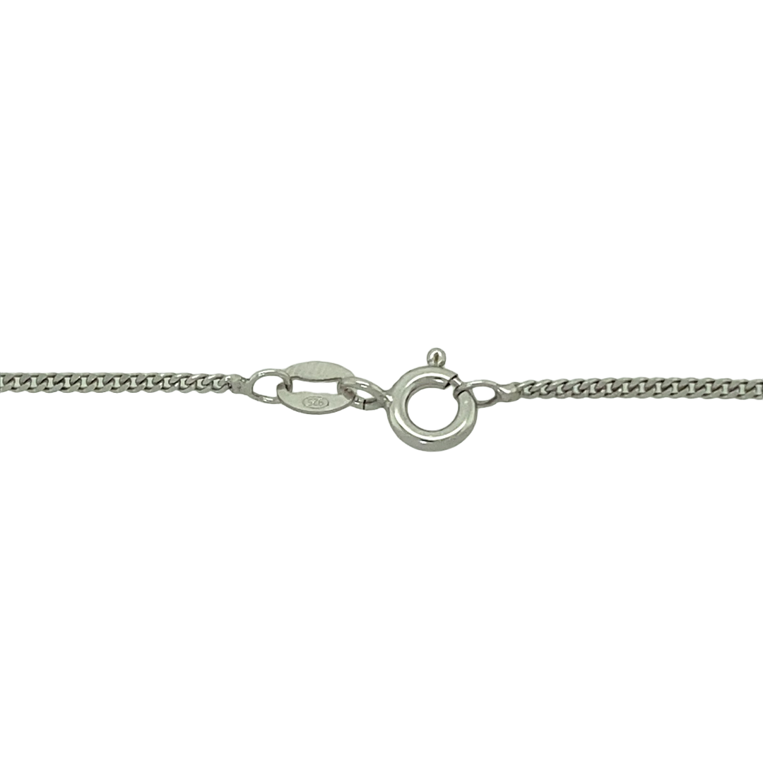 New 925 Silver October Birthstone Pendant 18"/20" Necklace