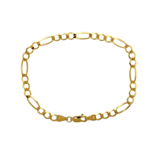 Load image into Gallery viewer, New 9ct Gold 7&quot; Figaro Bracelet
