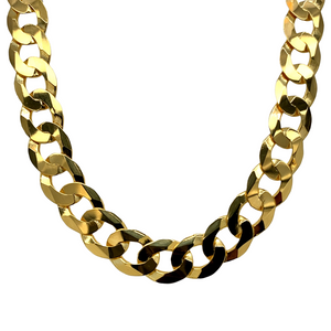 New 9ct Gold 24" Curb Chain