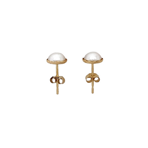New 9ct Gold & Pearl Stud Earrings