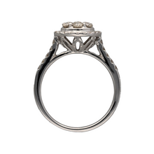 Load image into Gallery viewer, New 9ct White Gold &amp; Diamond Round Halo Ring
