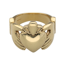 Load image into Gallery viewer, New 9ct Solid Gold Claddagh Ring 19 grams
