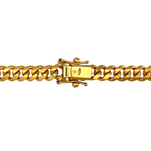 Load image into Gallery viewer, New 9ct Yellow Solid Gold 26&quot; English Cuban Chain with the weight 48.60 grams and link width 6mm
