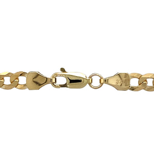 New 9ct Yellow Gold 20" Curb Chain with the weight 9.30 grams and link width 5mm