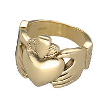 Load image into Gallery viewer, New 9ct Solid Gold Claddagh Ring 19 grams
