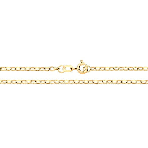 9ct Gold 20" Hollow Belcher Chain