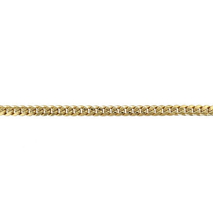 9ct Gold 7.5" Hollow Curb Bracelet