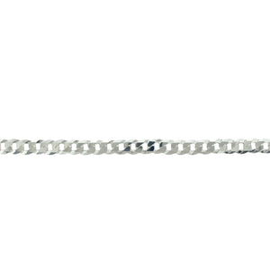 New 925 Silver 24" Curb Chain