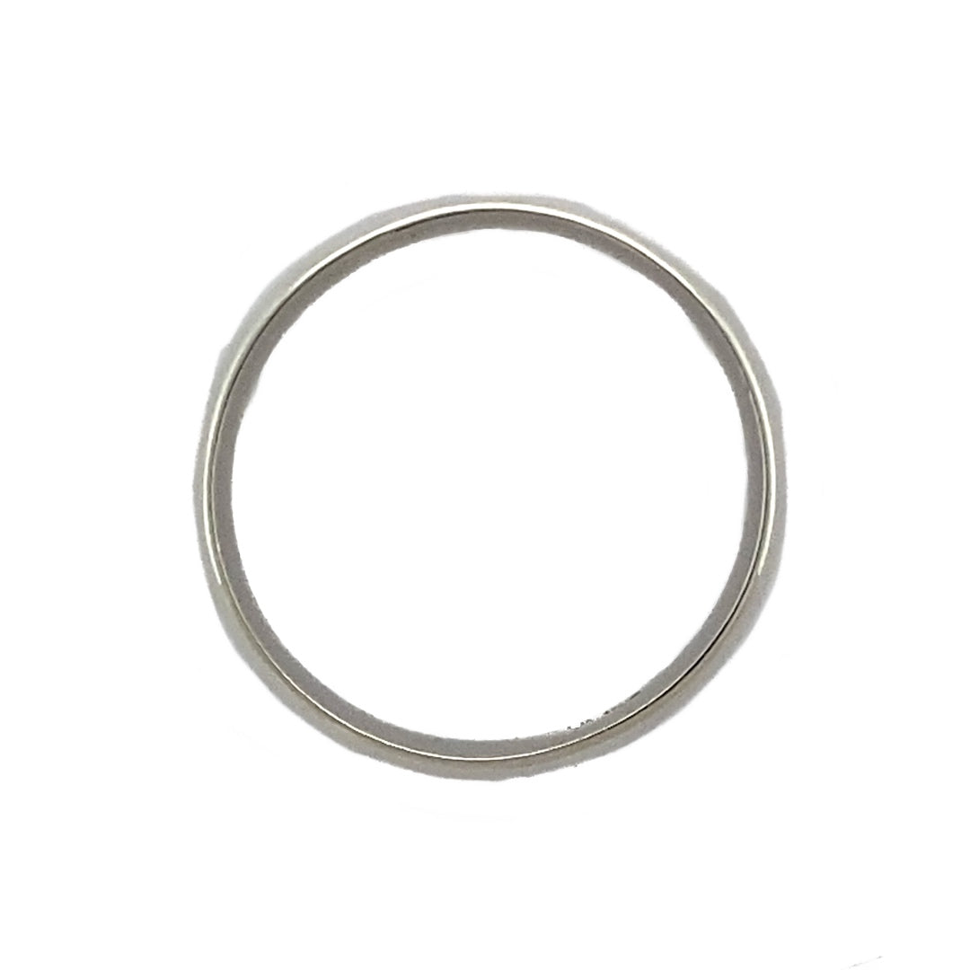 9ct White Gold 7mm Wedding Band Ring