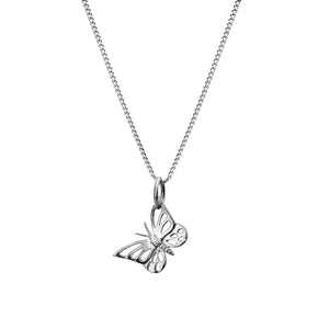 925 Silver Butterfly 18" Necklace