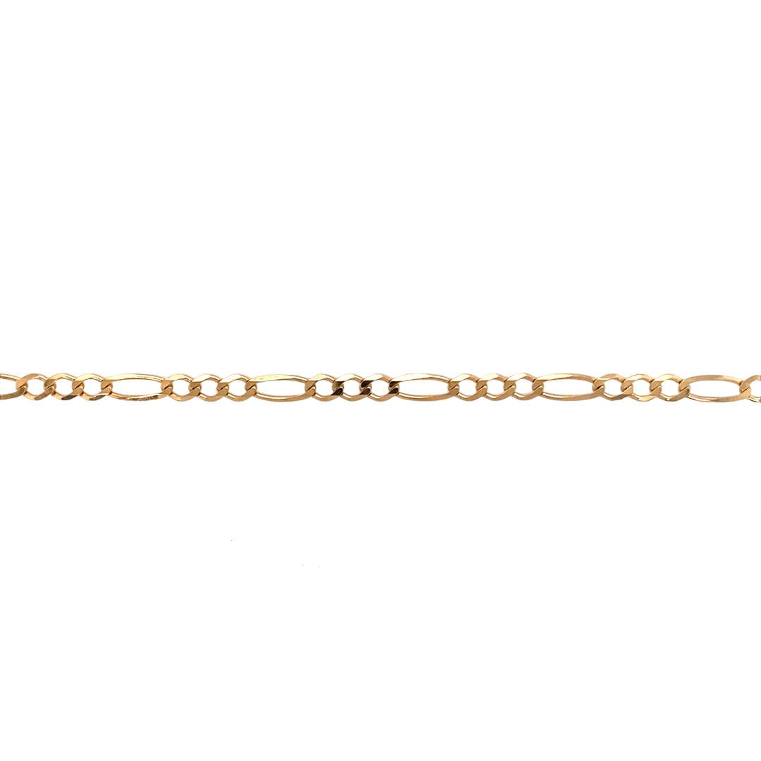 9ct Gold 20" Figaro Chain