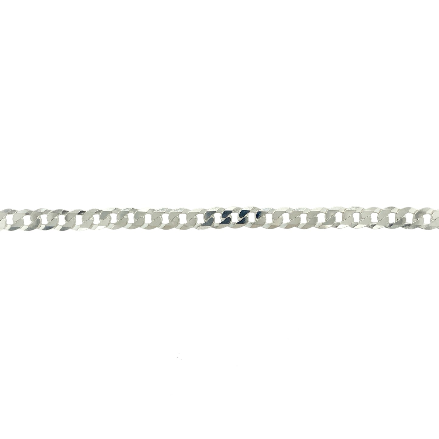 New 925 Silver 8.5" Curb Bracelet