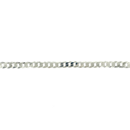 New 925 Silver 8.5" Curb Bracelet