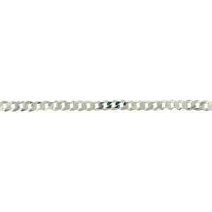 New 925 Silver 8.5" Curb Bracelet
