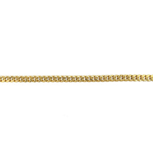 9ct Gold 20" Hollow Curb Chain