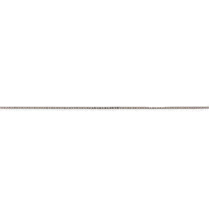 New 9ct White Gold 20" Curb Pendant Chain