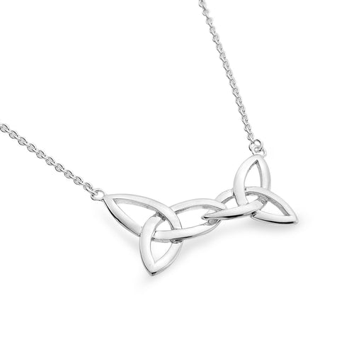 New 925 Silver Celtic Trinity Knot 18.5
