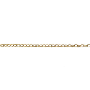 9ct Gold 21" Oval Belcher Chain