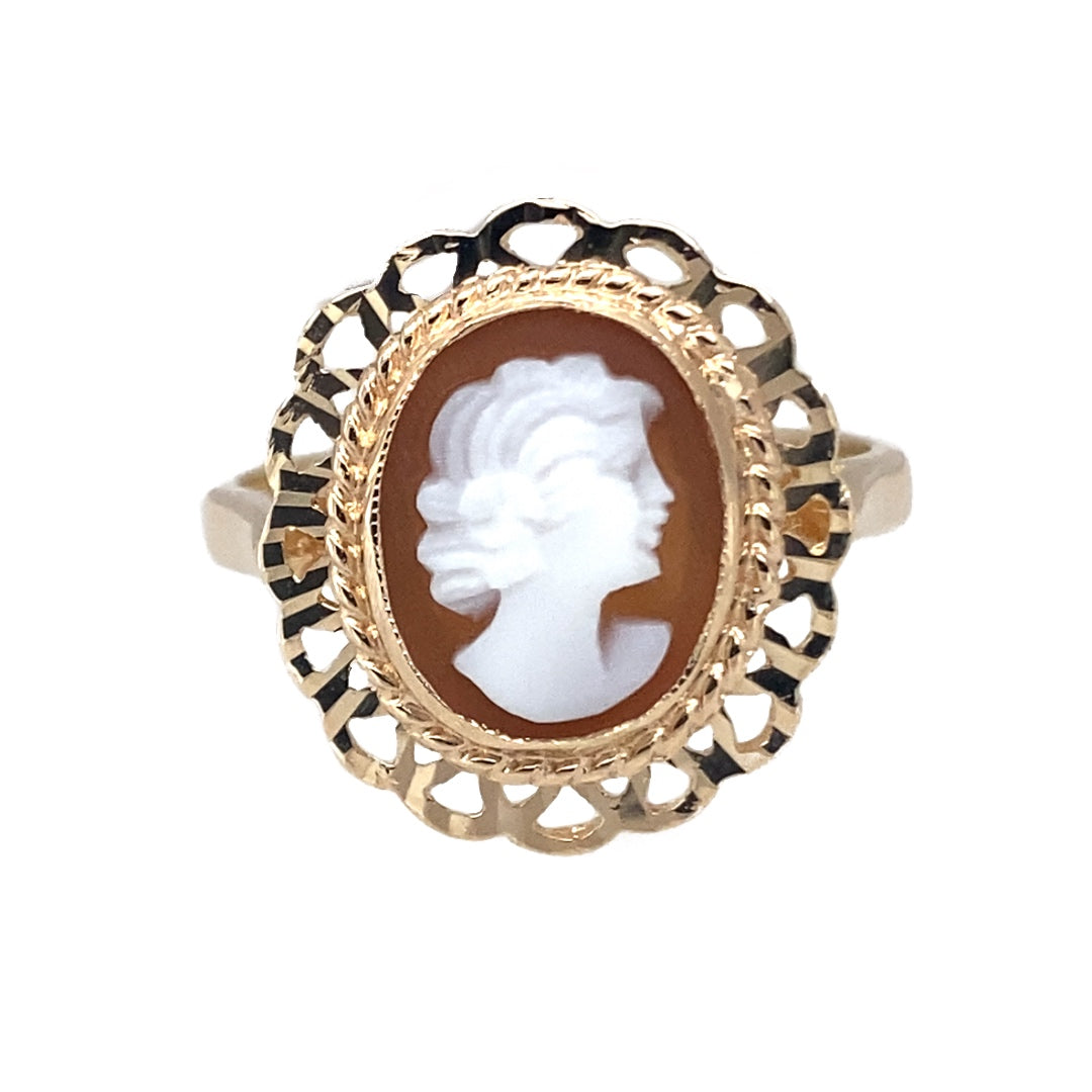 9ct Gold Cameo Set Ring Gold Reserves Jewellers
