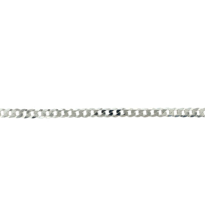 New 925 Silver 25" Curb Chain