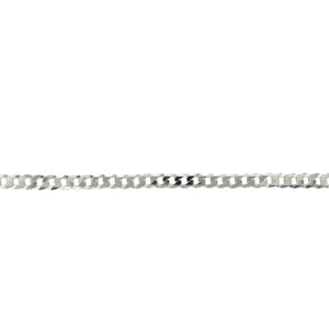 New 925 Silver 25" Curb Chain