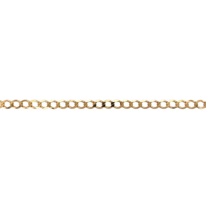 9ct Gold 18" Economy Curb Chain