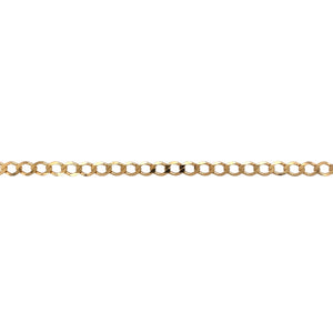 9ct Gold 18" Economy Curb Chain
