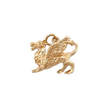 Load image into Gallery viewer, 9ct Gold Welsh Dragon Charm
