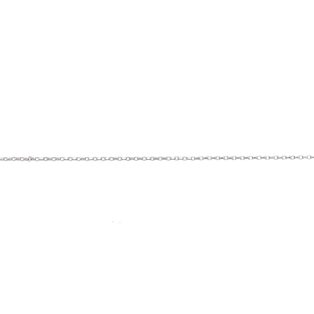 New 9ct White Gold 20" Belcher Pendant Chain