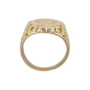 9ct Gold Eagle Coin Style Ring