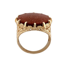 Load image into Gallery viewer, 9ct Gold &amp; Sandstone Set Signet Ring
