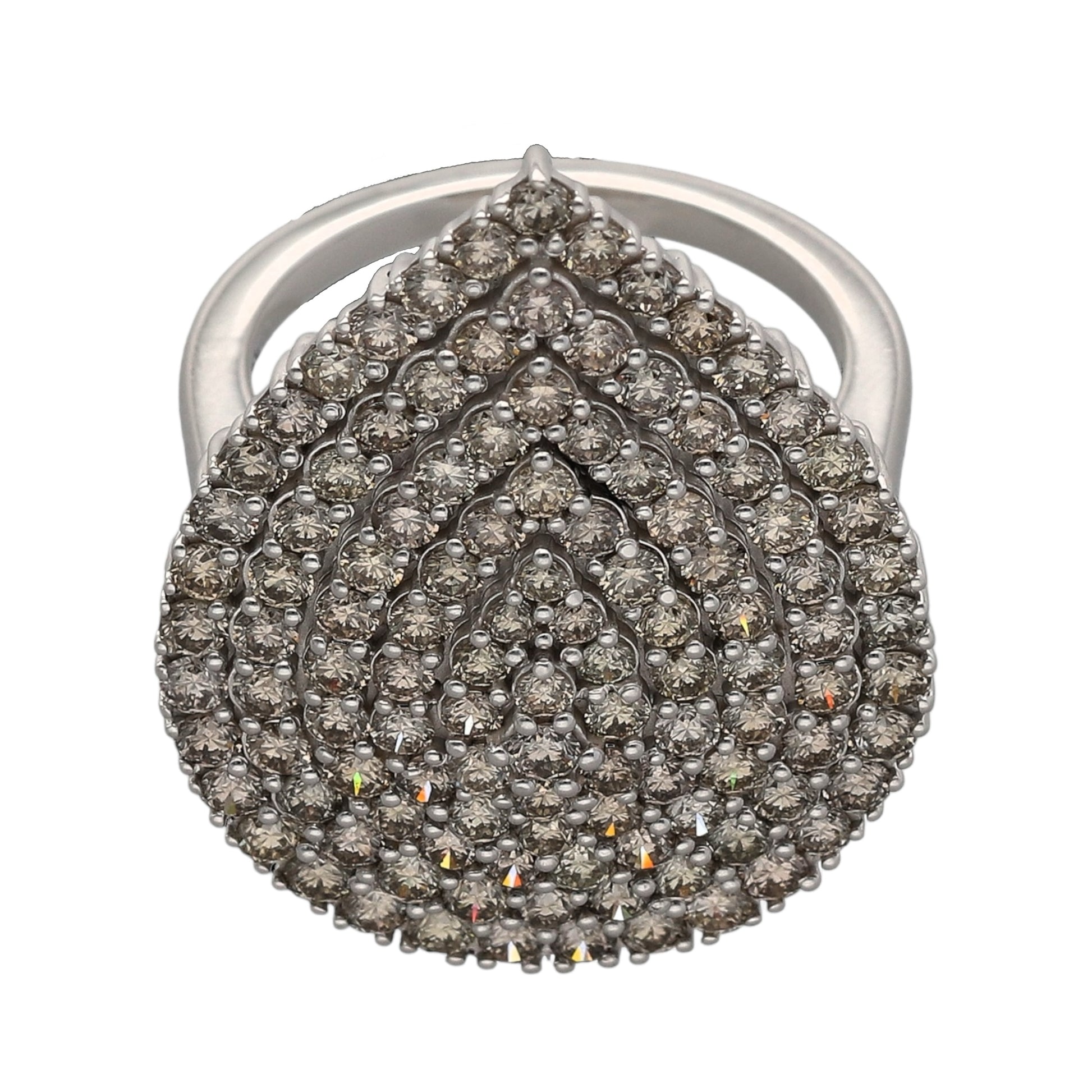 New 9ct White Gold & Diamond Set Teardrop Dress Ring Gold Reserves Jewellers New 9ct White Gold & Diamond Set Teardrop Dress Ring Gold Reserves Jewellers