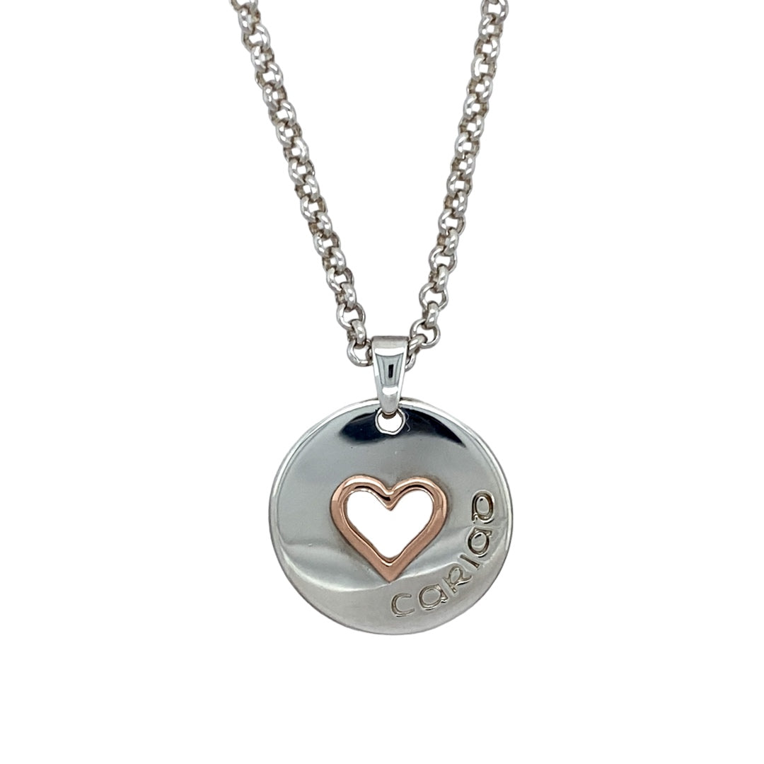 925 Silver Clogau Cariad Heart 18" - 20" Necklace