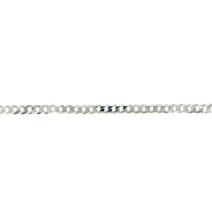 New 925 Silver 22" Curb Chain