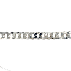 925 Silver 8" Curb Bracelet