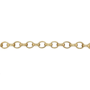 New 9ct Gold 8.5" Engraved Belcher Bracelet 22 grams