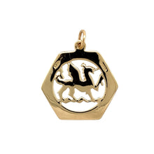 Load image into Gallery viewer, Preowned 9ct Yellow Gold Welsh Dragon Grand Slam 2005 Pendant with the weight 2.20 grams
