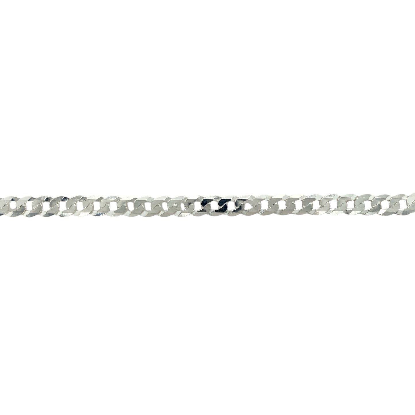 New 925 Silver 22" Curb Chain