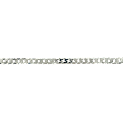 New 925 Silver 22" Curb Chain