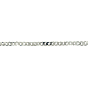 New 925 Silver 22" Curb Chain