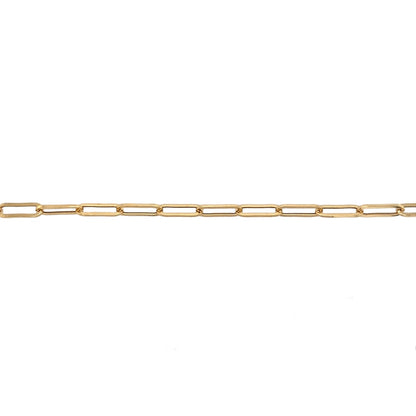 9ct Gold 7.5" Paperclip Bracelet