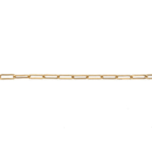 9ct Gold 7.5" Paperclip Bracelet