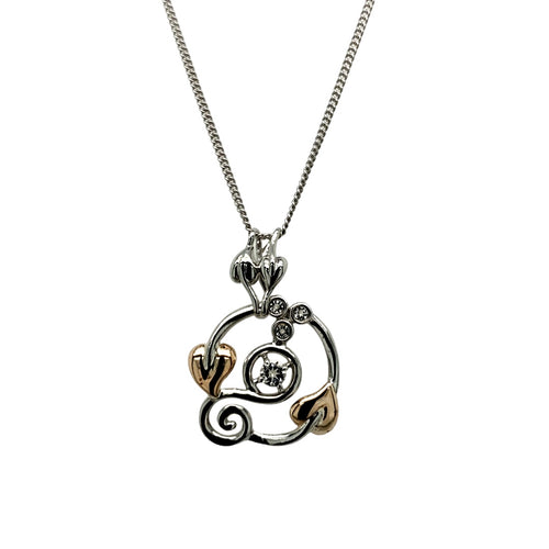 925 Silver & White Topaz Set Clogau Tree of Life 18